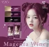 Soko cosmetics magenta wine burry purple