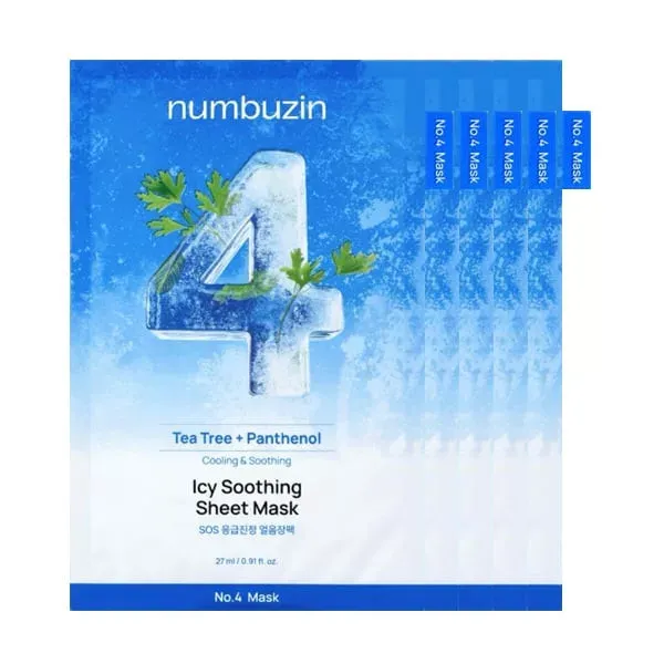 Numbuzin – No.4 Icy Soothing Mask Box