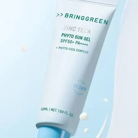 BRINGGREEN Zinc Teca Phyto Sun Gel 50ml SPA 50+ PA++++