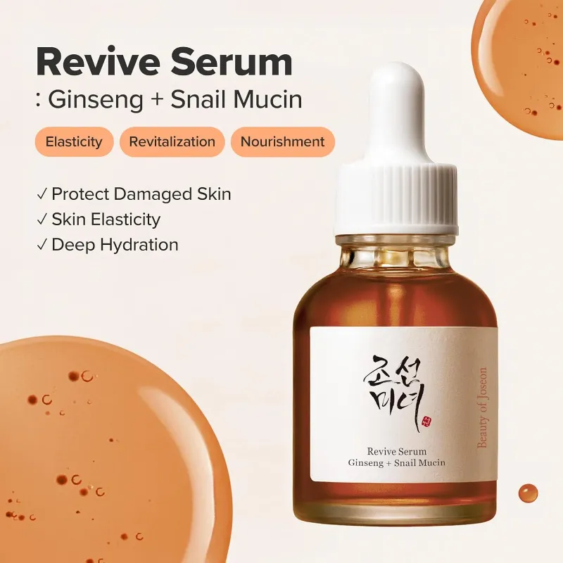 Beauty Of Joseon Ginseng + Snail Mucin Revive Serum