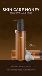 Mojo Cordyceps amino acid skincare honey facial
