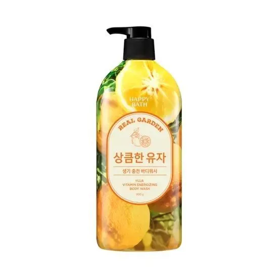 HAPPY BATH yuja vitamin energizing body wash