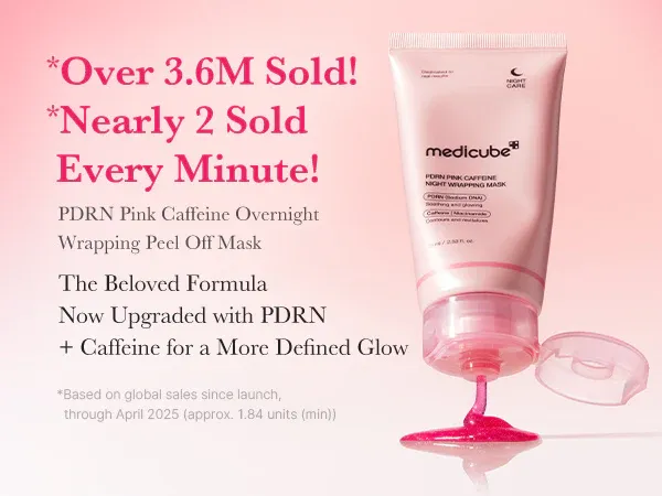 medicube PDRN Pink Caffeine Night Wrapping Mask