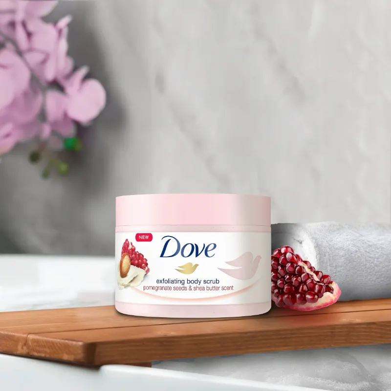 Dove body scrub